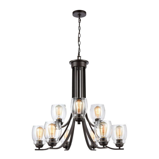 CN320921 - Calistoga 30.5'' Wide 9-Light Chandelier - Oil Rubbed Bronze