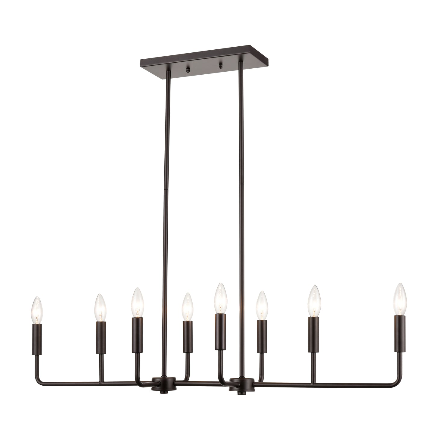 CN330821 - Park Slope 39'' Wide 8-Light Linear Chandelier - Oil Rubbed Bronze