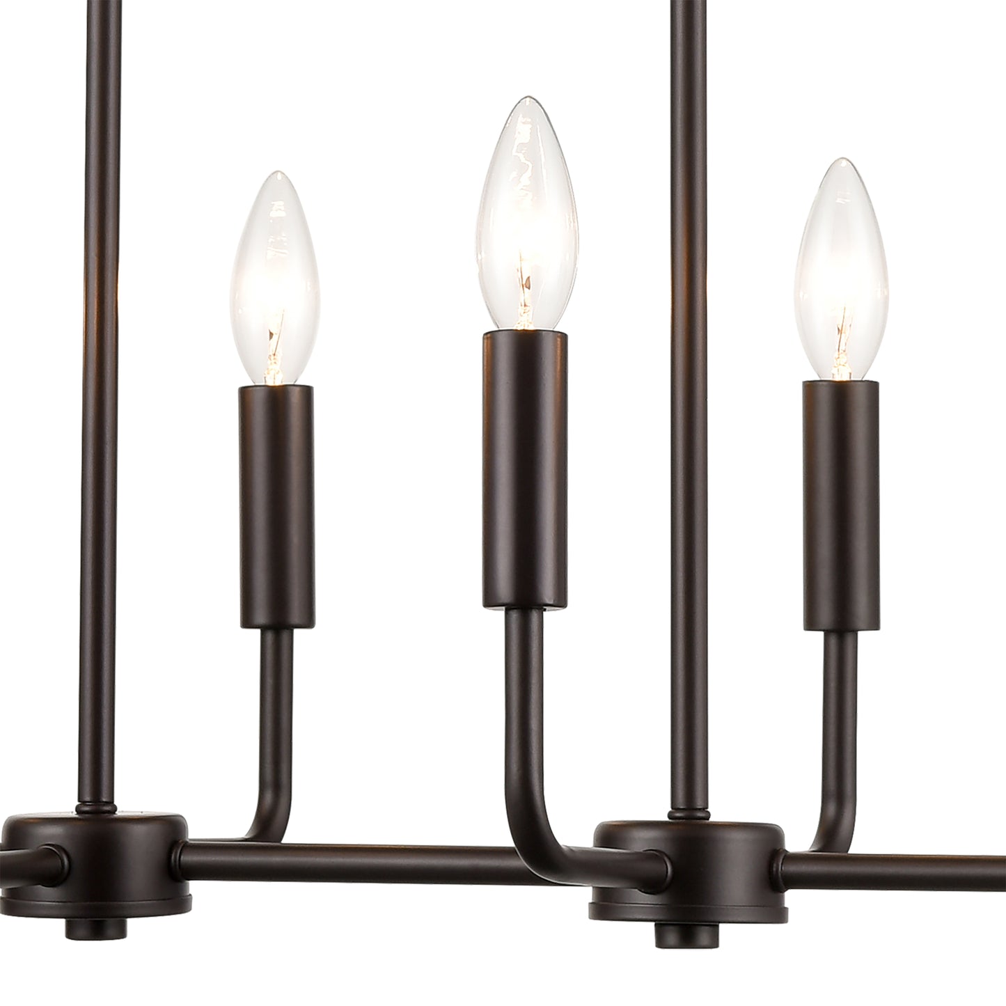 CN330821 - Park Slope 39'' Wide 8-Light Linear Chandelier - Oil Rubbed Bronze