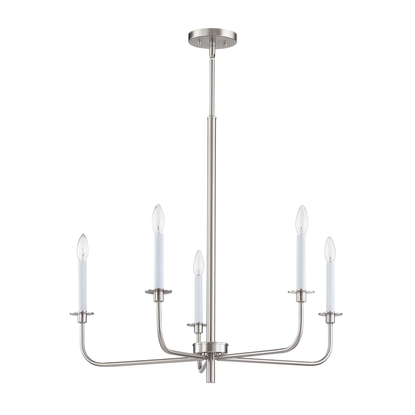 CN341522 - Lexington Green 30'' Wide 5-Light Chandelier - Brushed Nickel