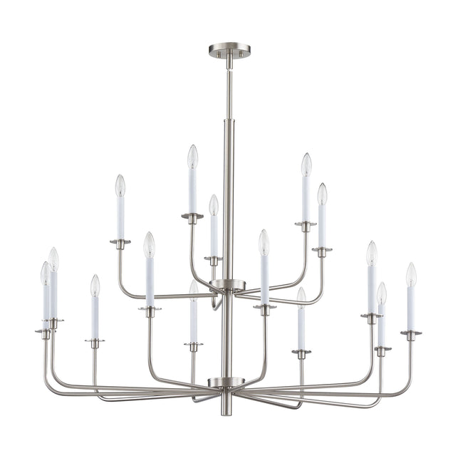 CN3415822 - Lexington Green 46'' Wide 15-Light Chandelier - Brushed Nickel