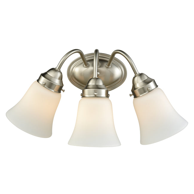 CN570312 - Califon 17'' Wide 3-Light Vanity Light - Brushed Nickel