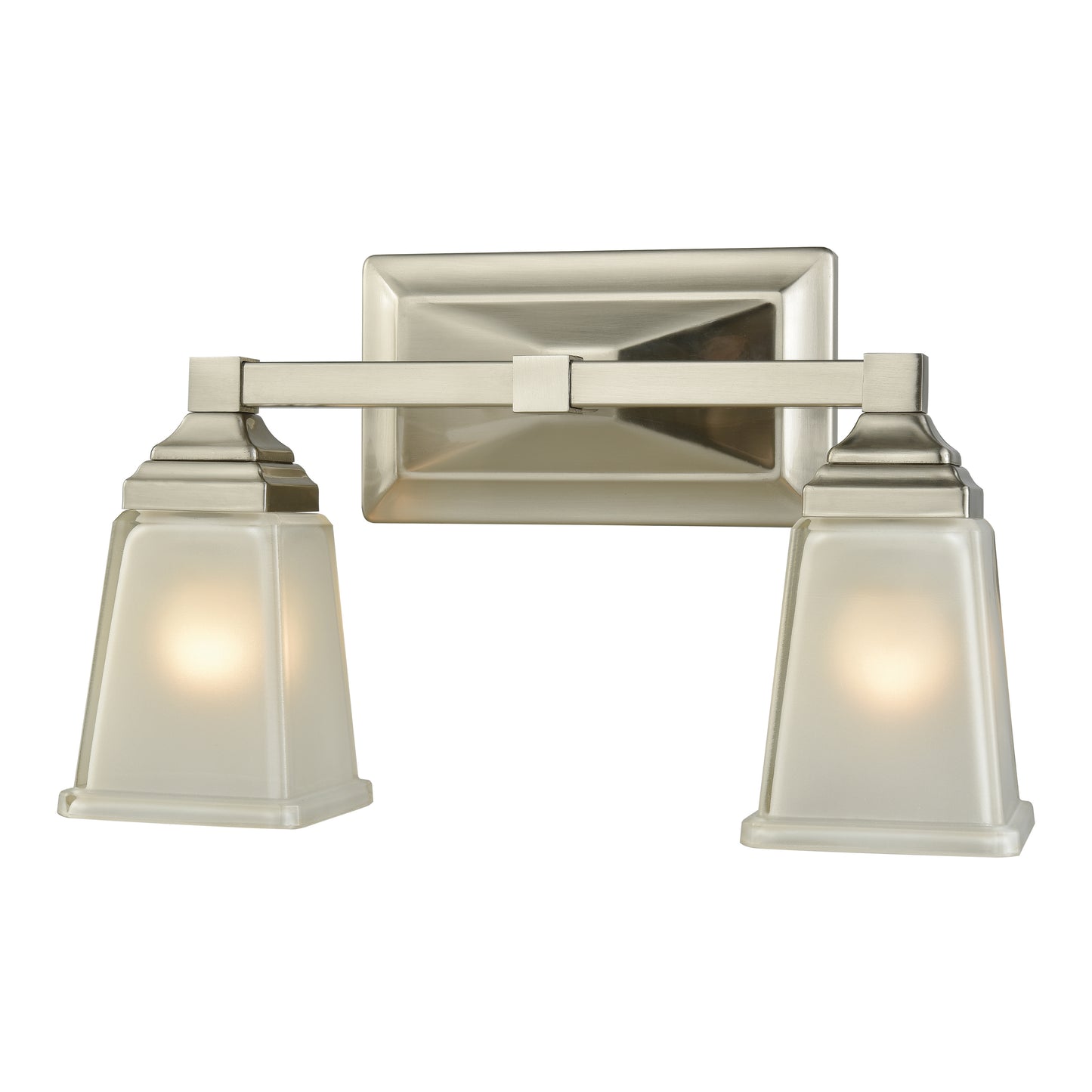 CN573211 - Sinclair 15'' Wide 2-Light Vanity Light - Brushed Nickel