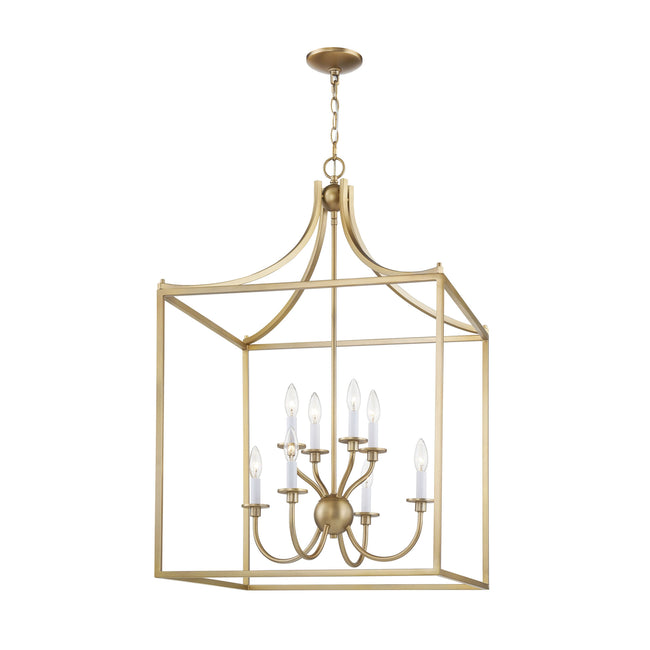 CN700818 - Prescott 24'' Wide 8-Light Chandelier - Warm Brass