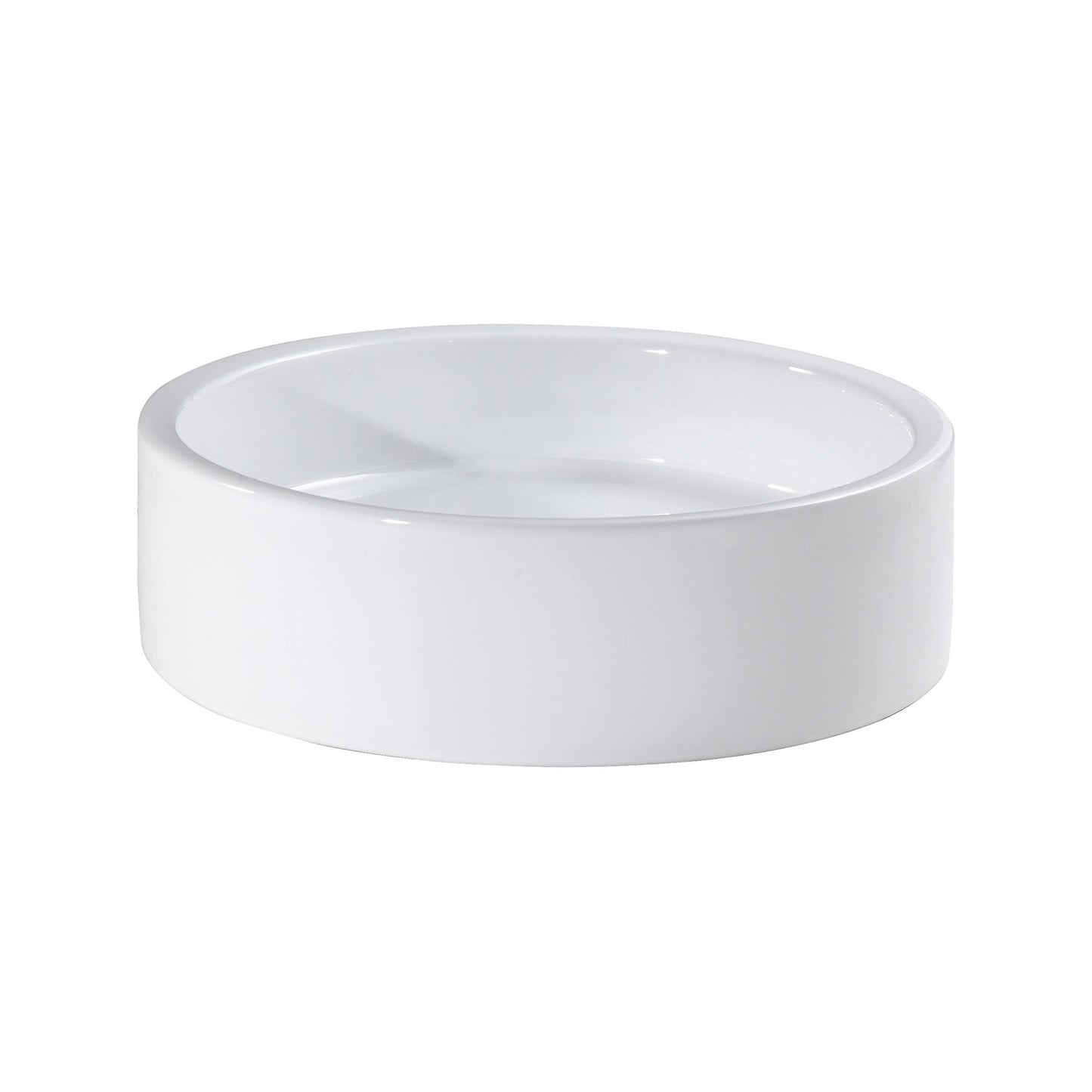 CVE190RD - Vitreous China Cylindrical Vessel Sink - White