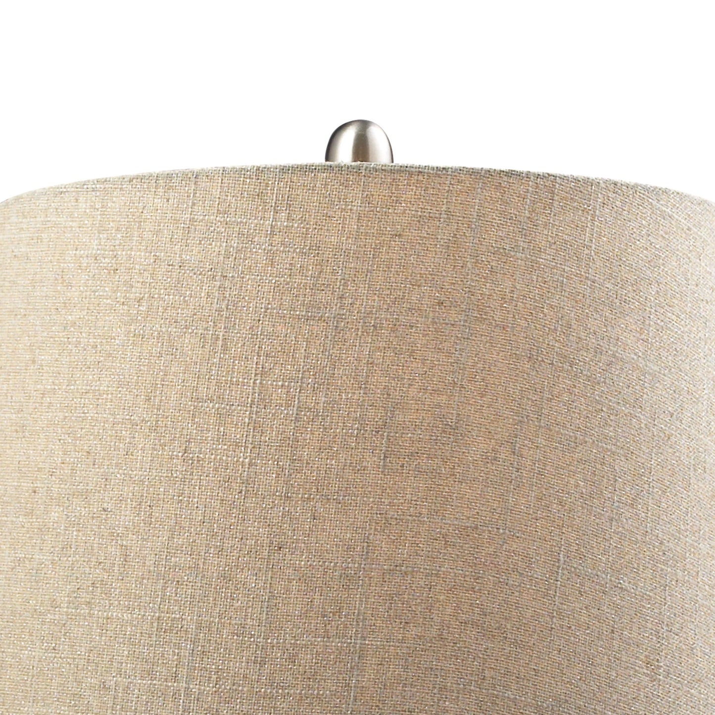 D141 - Smoked Glass 25'' High 1-Light Table Lamp - Brushed Steel