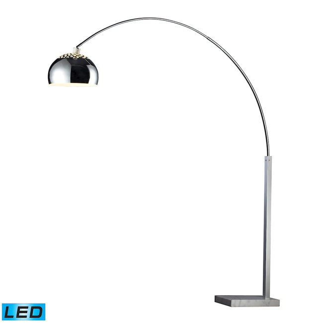 D1428-LED - Penbrook 70'' High 1-Light Floor Lamp - Polished Nickel