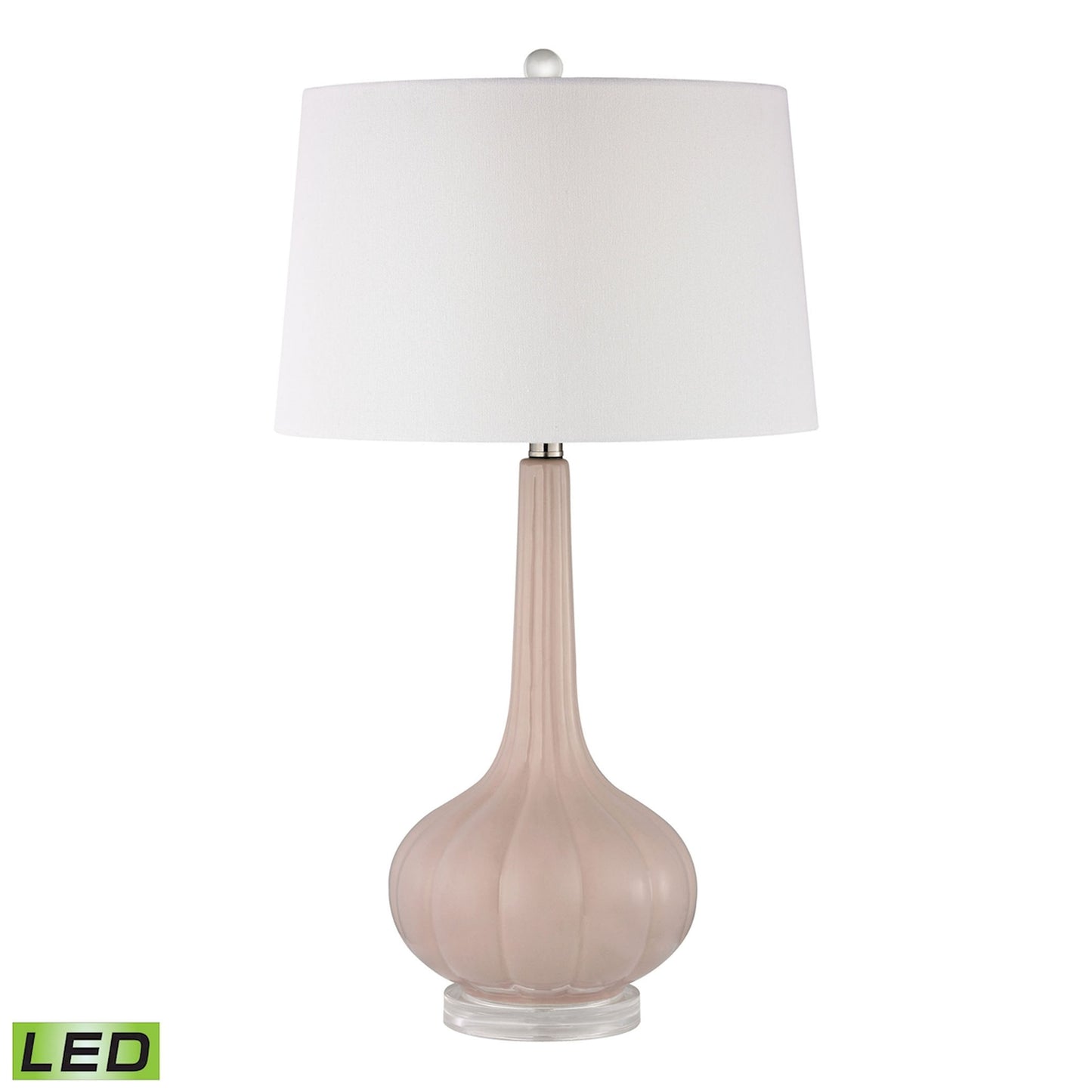 D2459-LED - Abbey Lane 30'' High 1-Light Table Lamp - Pink