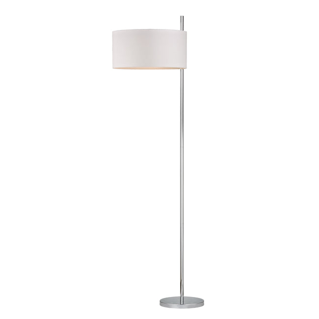 D2473 - Attwood 64'' High 1-Light Floor Lamp - Polished Nickel