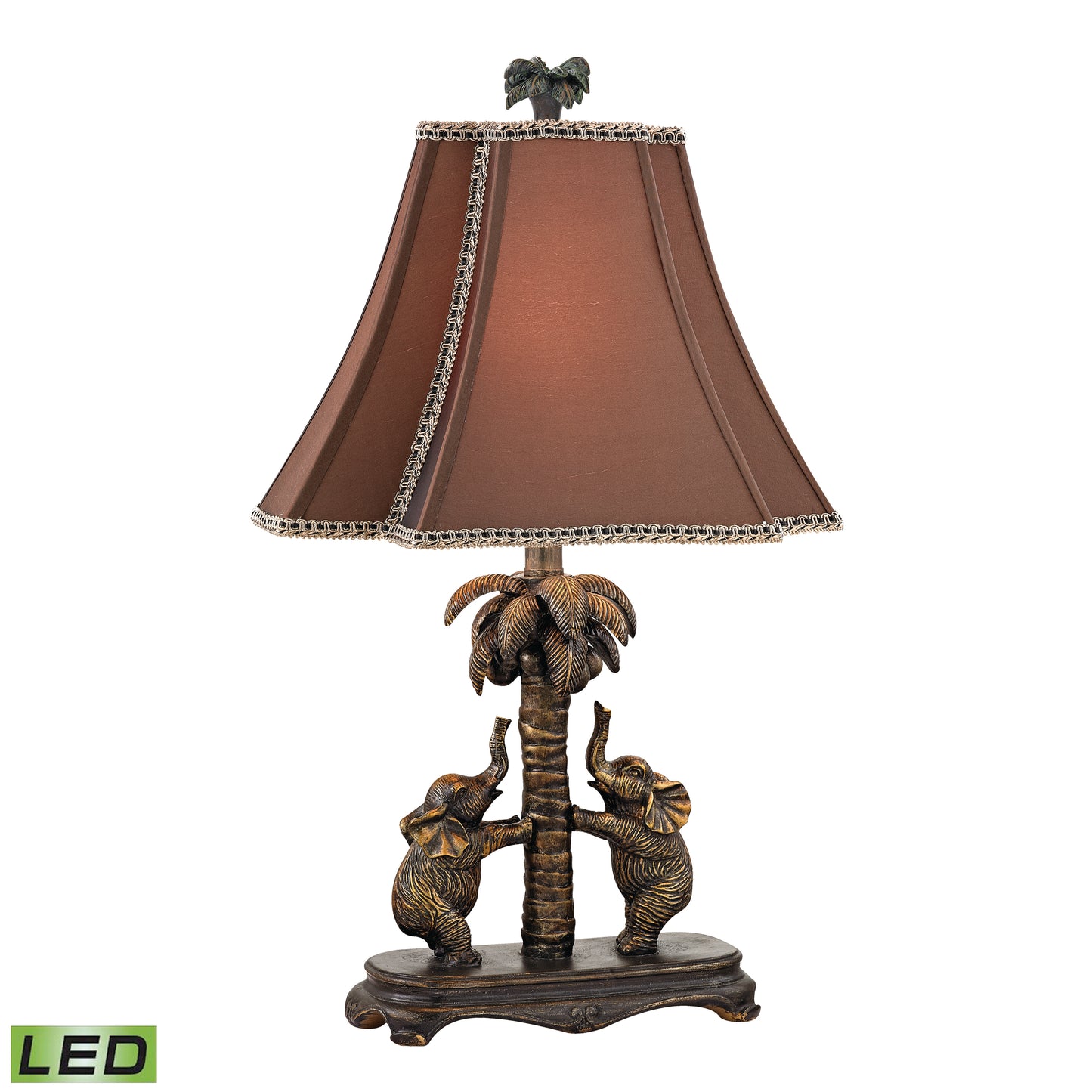 D2475-LED - Adamslane 24'' High 1-Light Table Lamp - Bronze - Includes LED Bulb