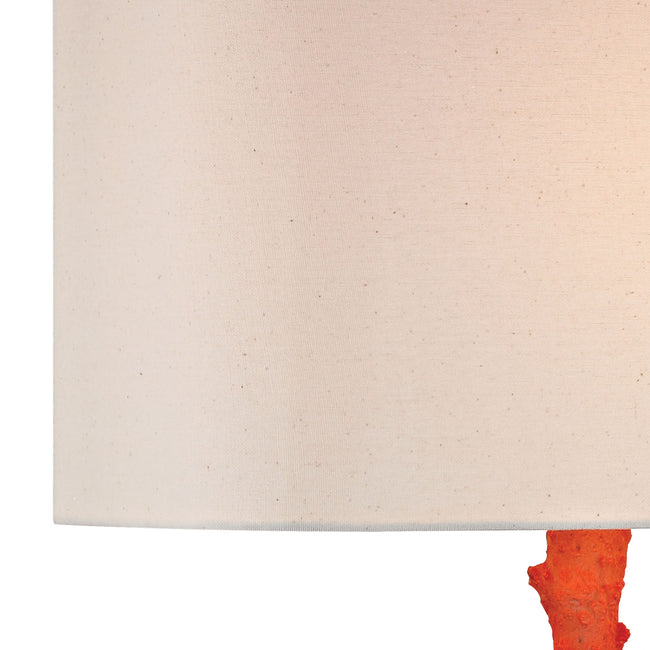 D2493 - Red Coral 28'' High 1-Light Table Lamp - Red