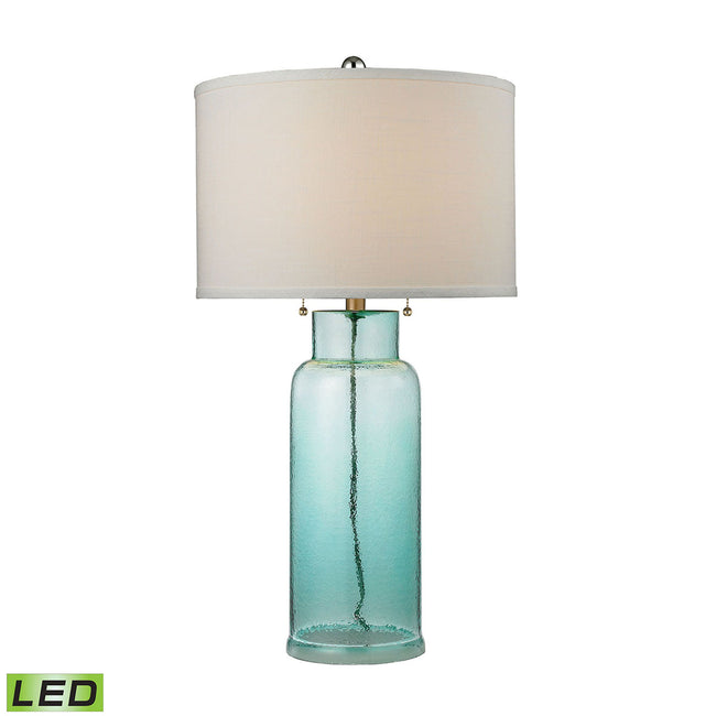 D2622-LED - Glass Bottle 30'' High 1-Light Table Lamp - Seafoam Green