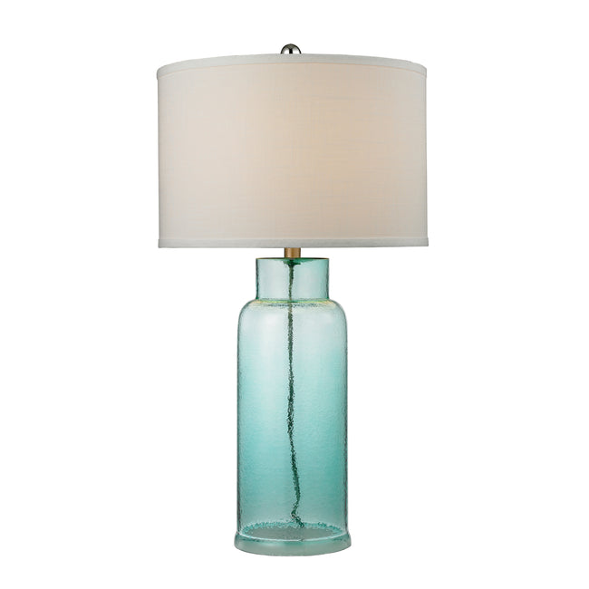 D2622 - Glass Bottle 30'' High 1-Light Table Lamp - Seafoam Green