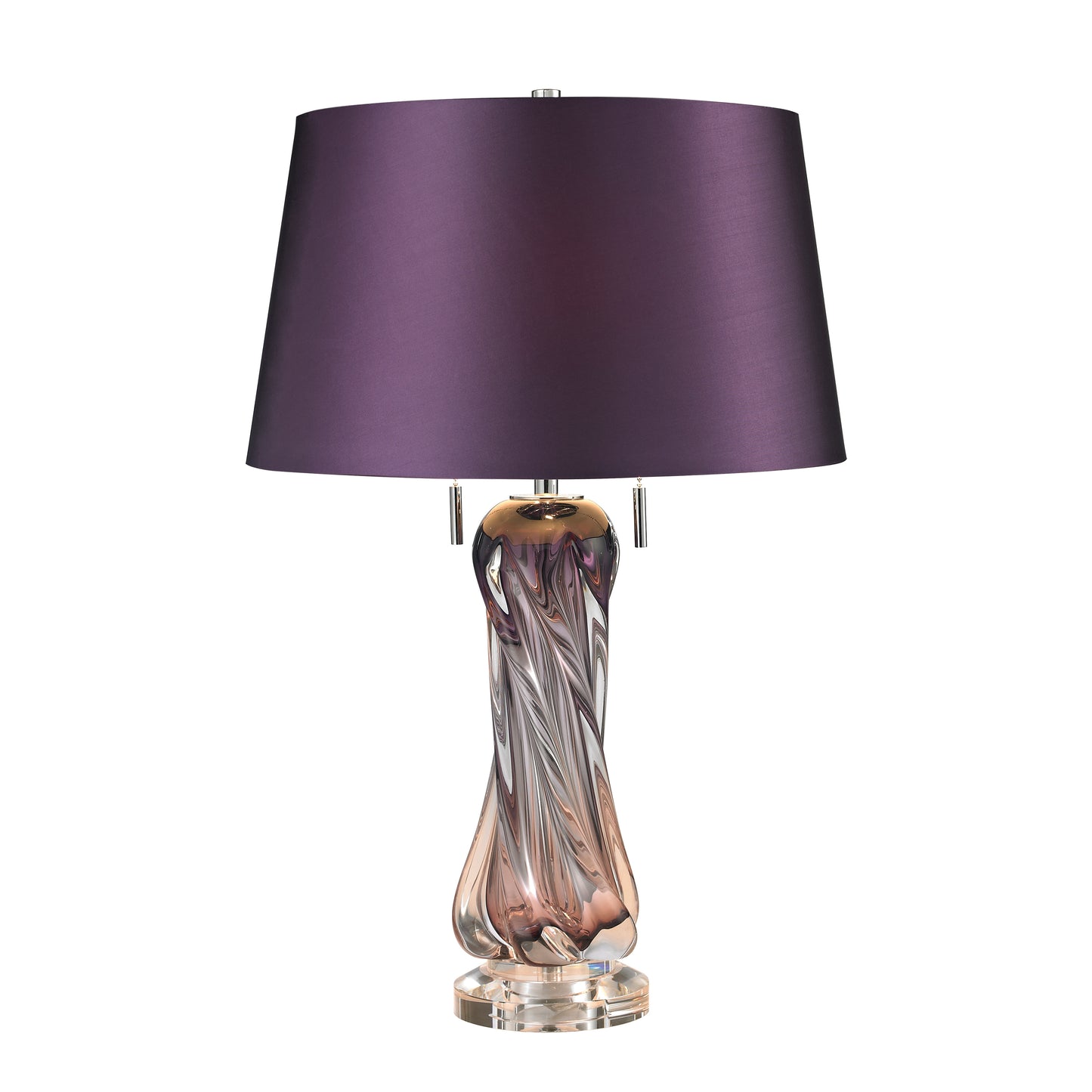 D2663 - Vergato 24'' High 2-Light Table Lamp - Purple