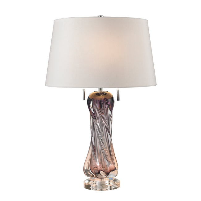 D2663W - Vergato 24'' High 2-Light Table Lamp - Purple