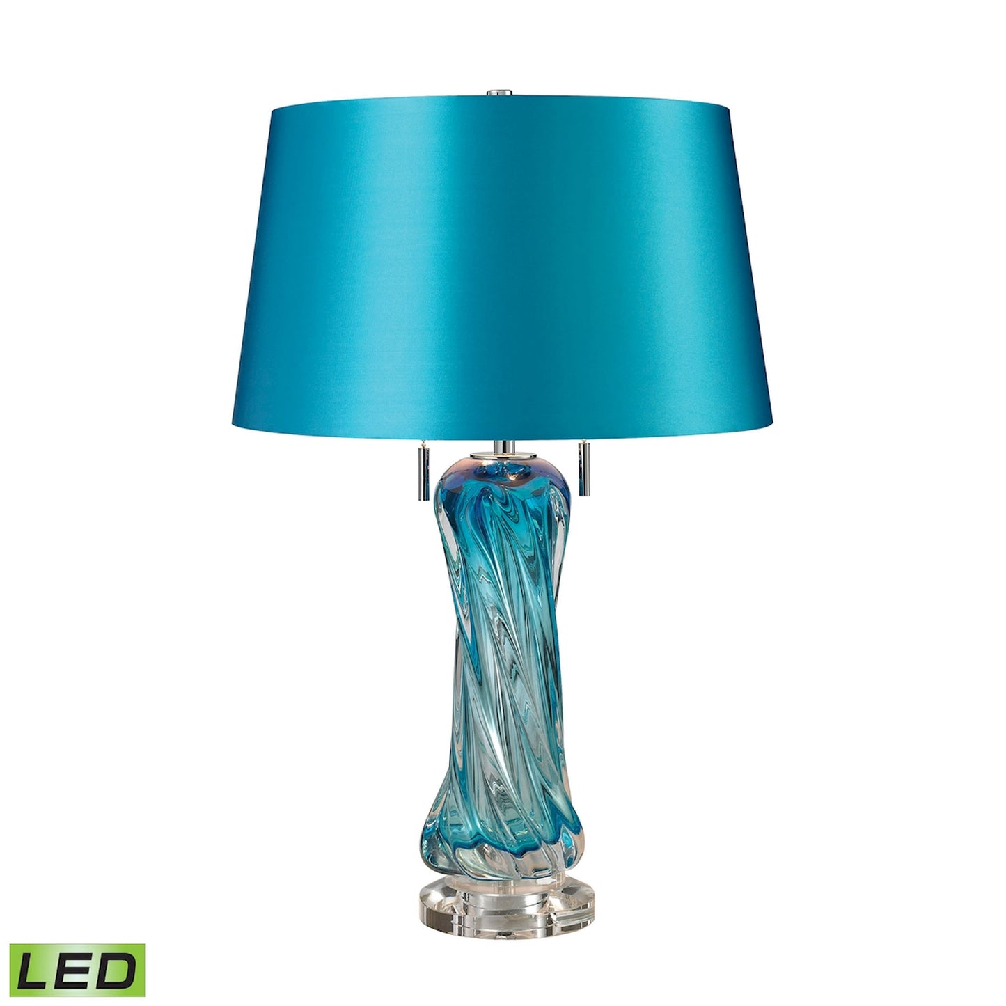 D2664-LED - Vergato 24'' High 2-Light Table Lamp - Blue LED