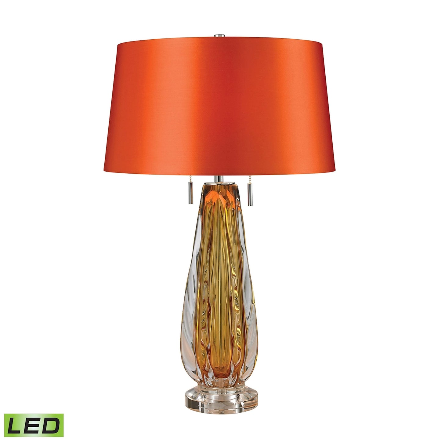 D2669-LED - Modena 26'' High 2-Light Table Lamp - Amber