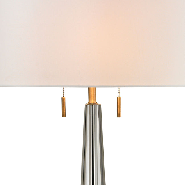 D2682 - Bedford 30'' High 2-Light Table Lamp - Aged Brass