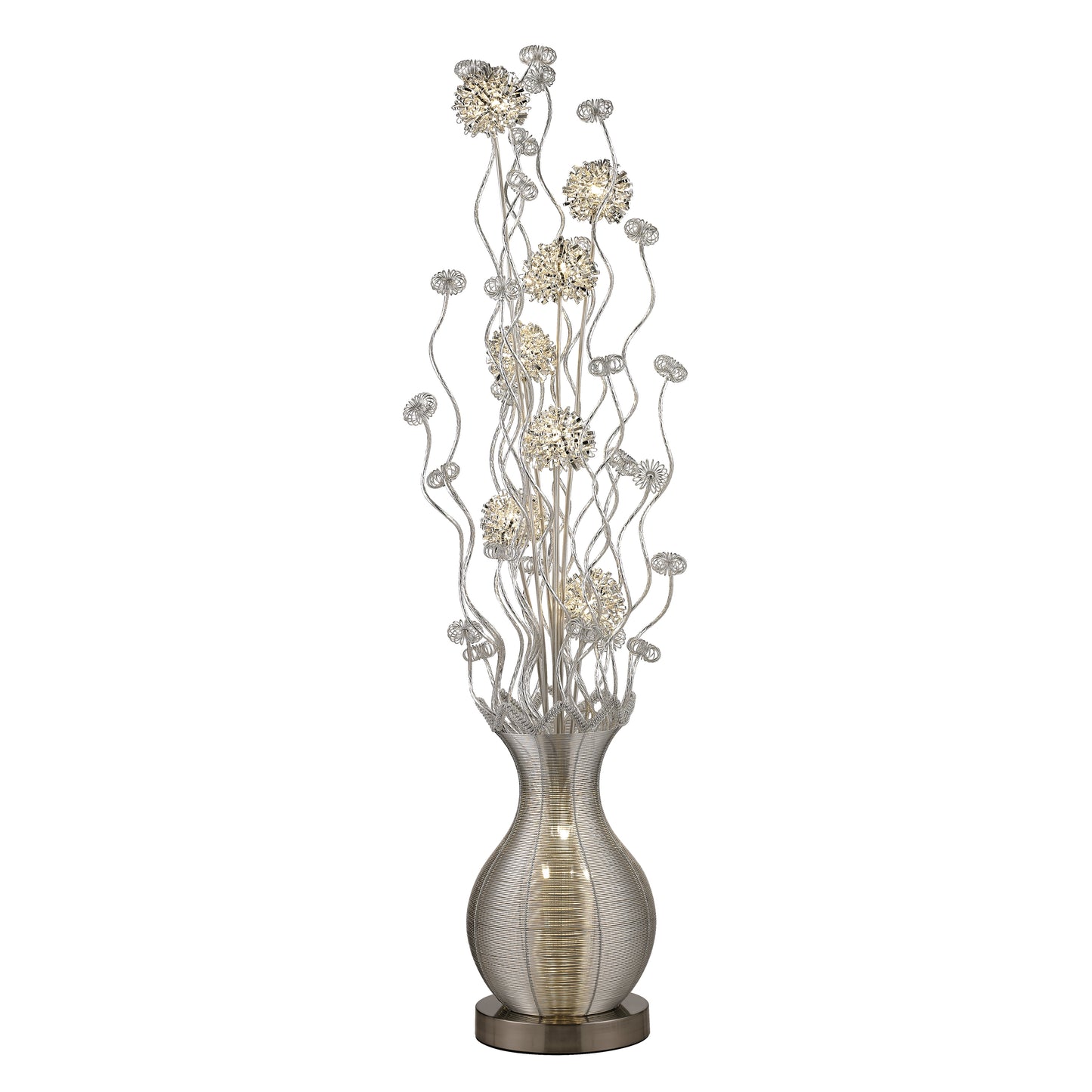 D2716 - Uniontown 63'' High 10-Light Floor Lamp - Silver