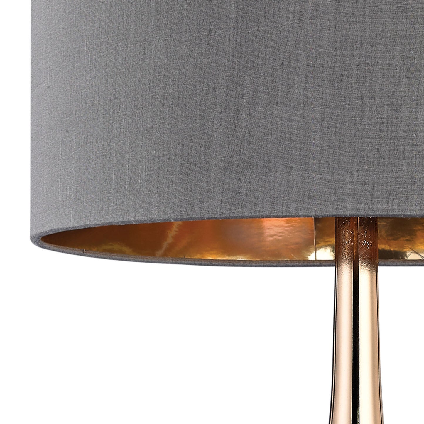 D2748 - Cone Neck 18.5'' High 1-Light Table Lamp - Gray