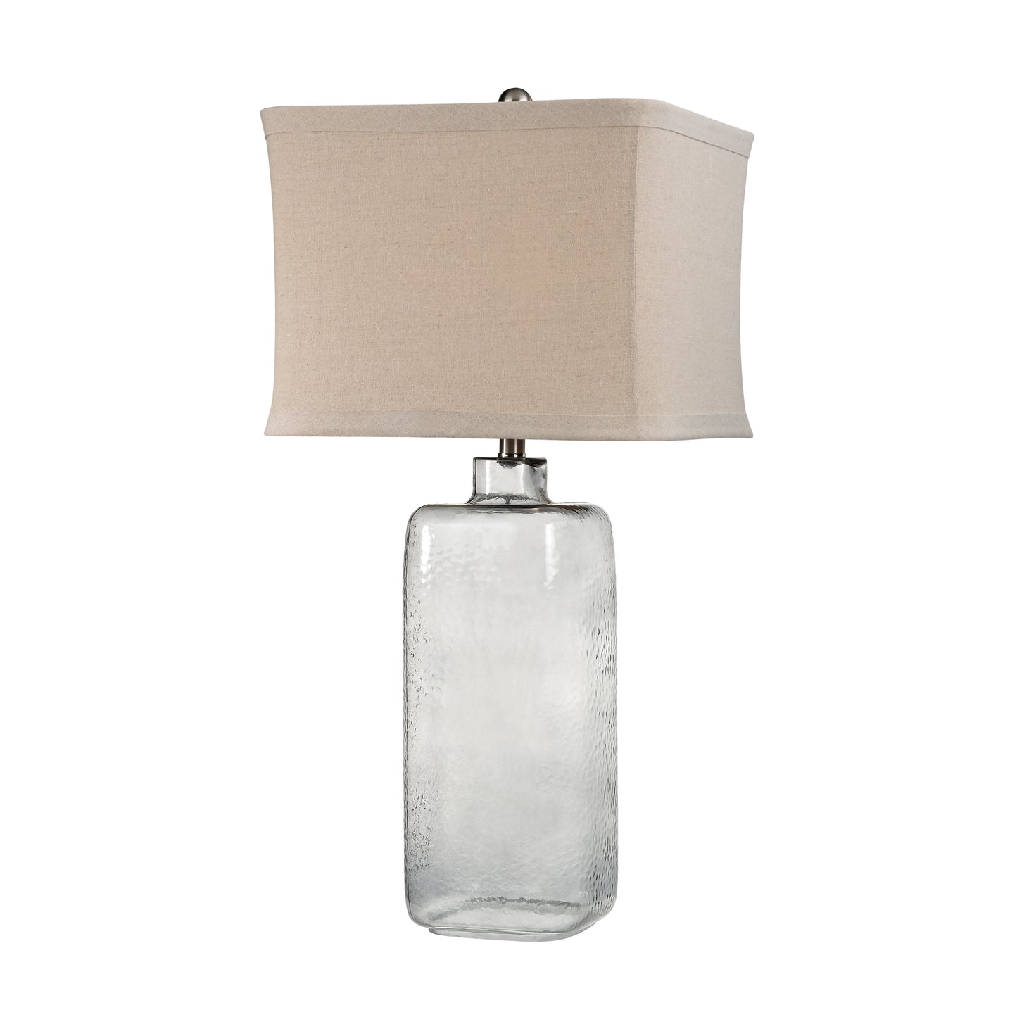 D2776 - Hammered Glass 31'' High 1-Light Table Lamp - Gray Smoke