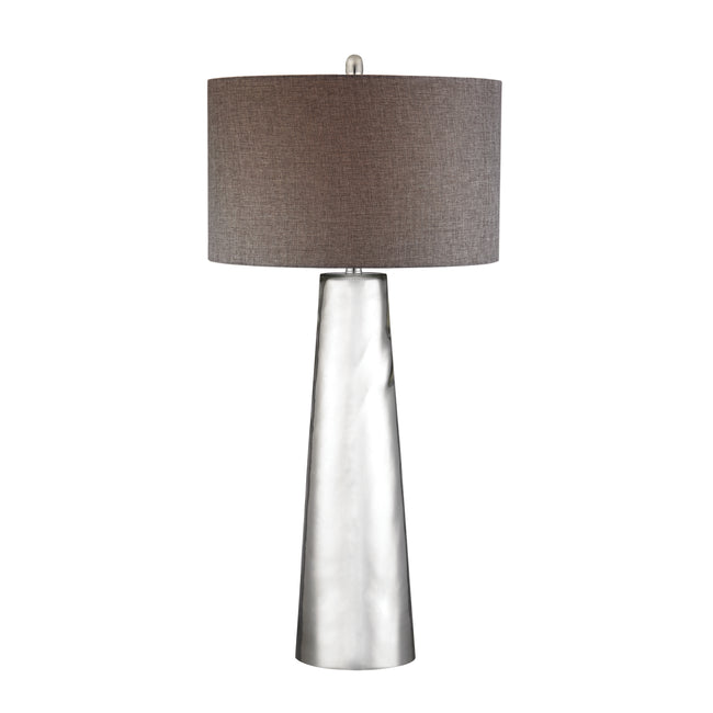 D2779 - Tapered Cylinder 37.5'' High 1-Light Table Lamp - Silver Mercury