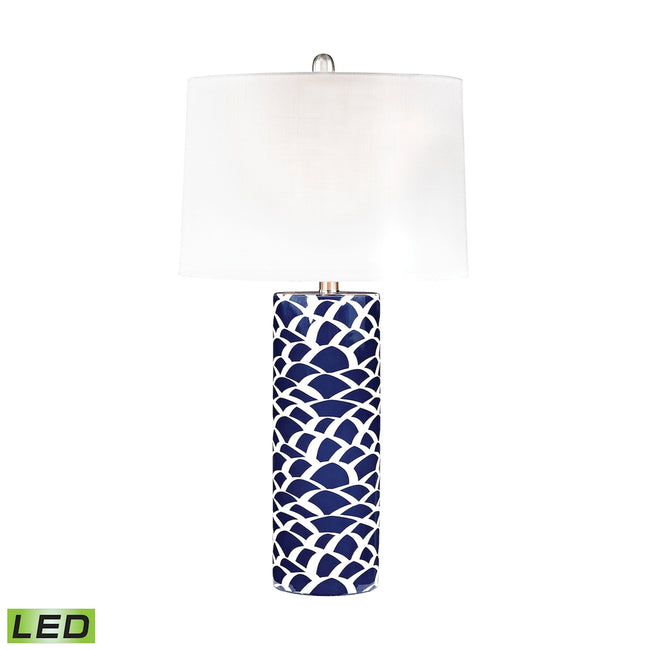 D2792-LED - Scale Sketch 28'' High 1-Light Table Lamp - Navy