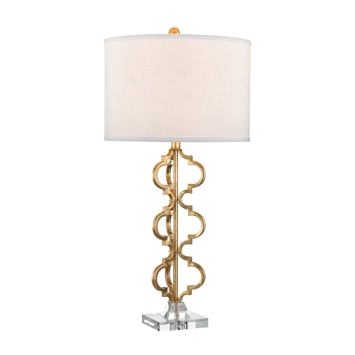 D2931 - Castile 32'' High 1-Light Table Lamp - Gold Leaf