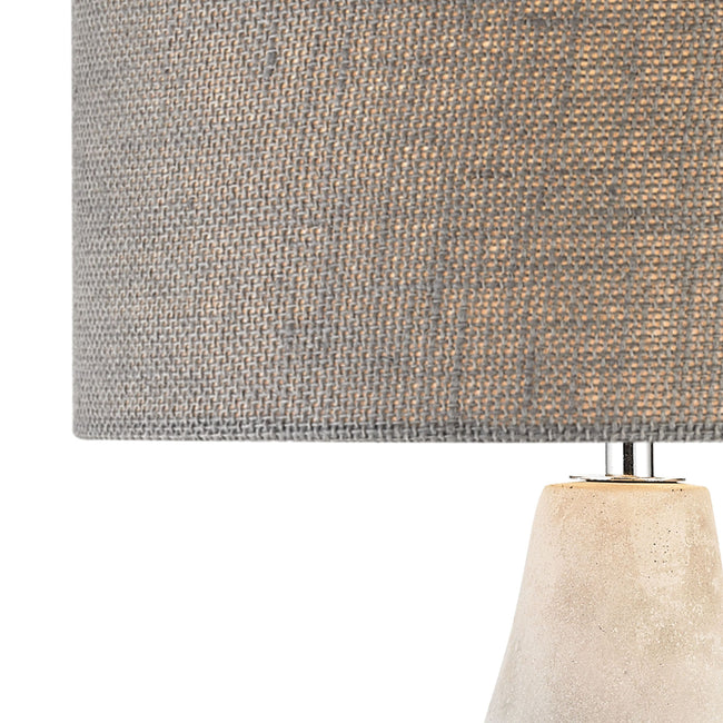 D2949 - Rockport 21'' High 1-Light Table Lamp - Polished Concrete