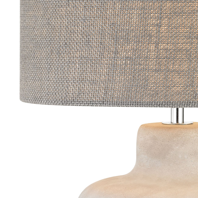 D2950 - Rockport 17'' High 1-Light Table Lamp - Polished Concrete