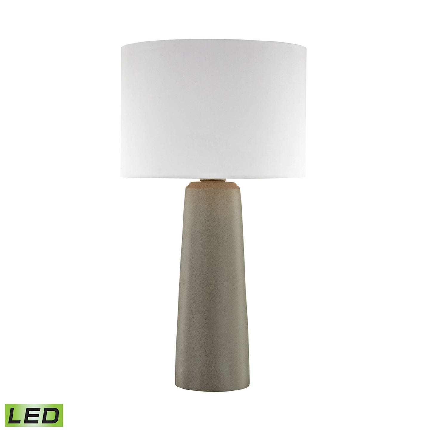 D3097-LED - Eilat 27'' High 1-Light Outdoor Table Lamp - Concrete