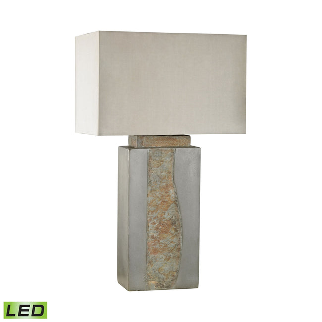 D3098-LED - Musee 32'' High 1-Light Outdoor Table Lamp - Gray