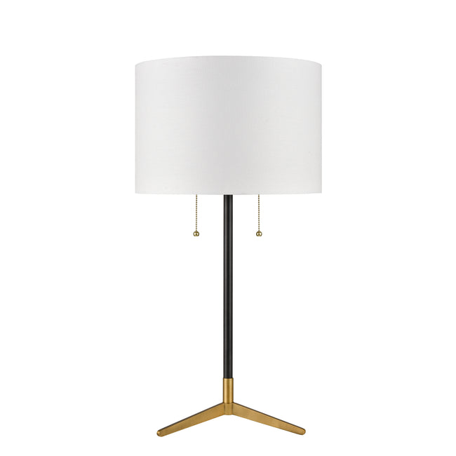 D3120WHT - Clubhouse 29'' High 2-Light Table Lamp - Black