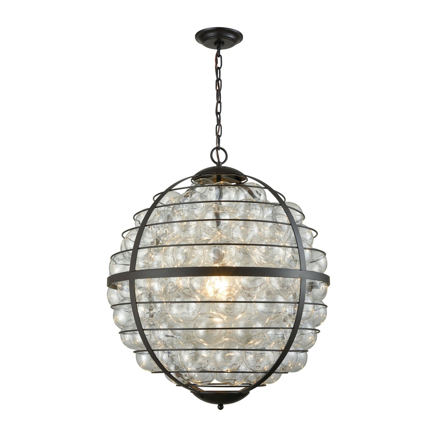 D3148 - Skorpius 24'' Wide 1-Light Chandelier - Clear