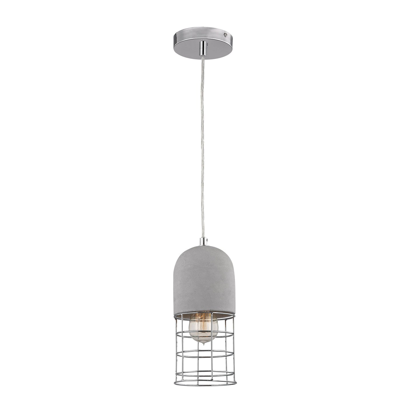 D3183 - Wardenclyffe 5'' Wide 1-Light Mini Pendant - Polished Concrete