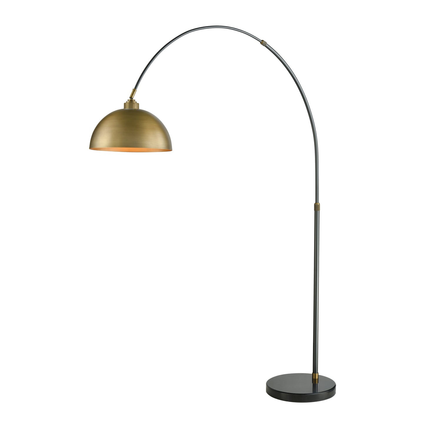 D3226 - Magnus 76'' High 1-Light Floor Lamp - Aged Brass