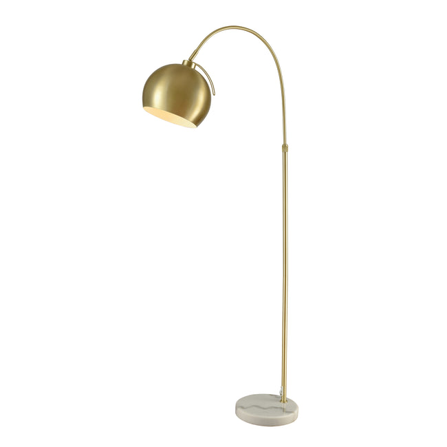 D3363 - Kopernikus 61'' High 1-Light Floor Lamp - Aged Brass