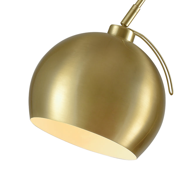 D3363 - Kopernikus 61'' High 1-Light Floor Lamp - Aged Brass