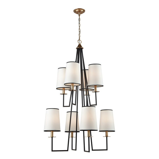 D3573 - Nico 30'' Wide 8-Light Chandelier - Oil Rubbed Bronze