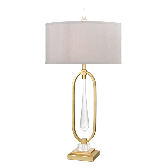 D3638 - Spring Loaded 36'' High 1-Light Table Lamp - Gold Leaf