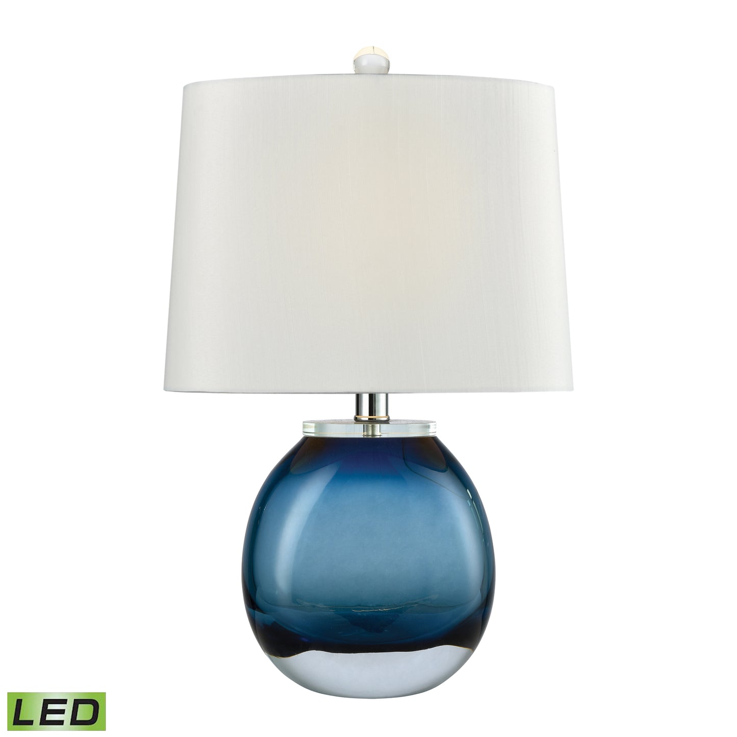 D3854BL-LED - Playa Linda 19'' High 1-Light Table Lamp - Blue - Includes LED Bulb