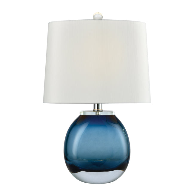 D3854BL - Playa Linda 19'' High 1-Light Table Lamp - Blue