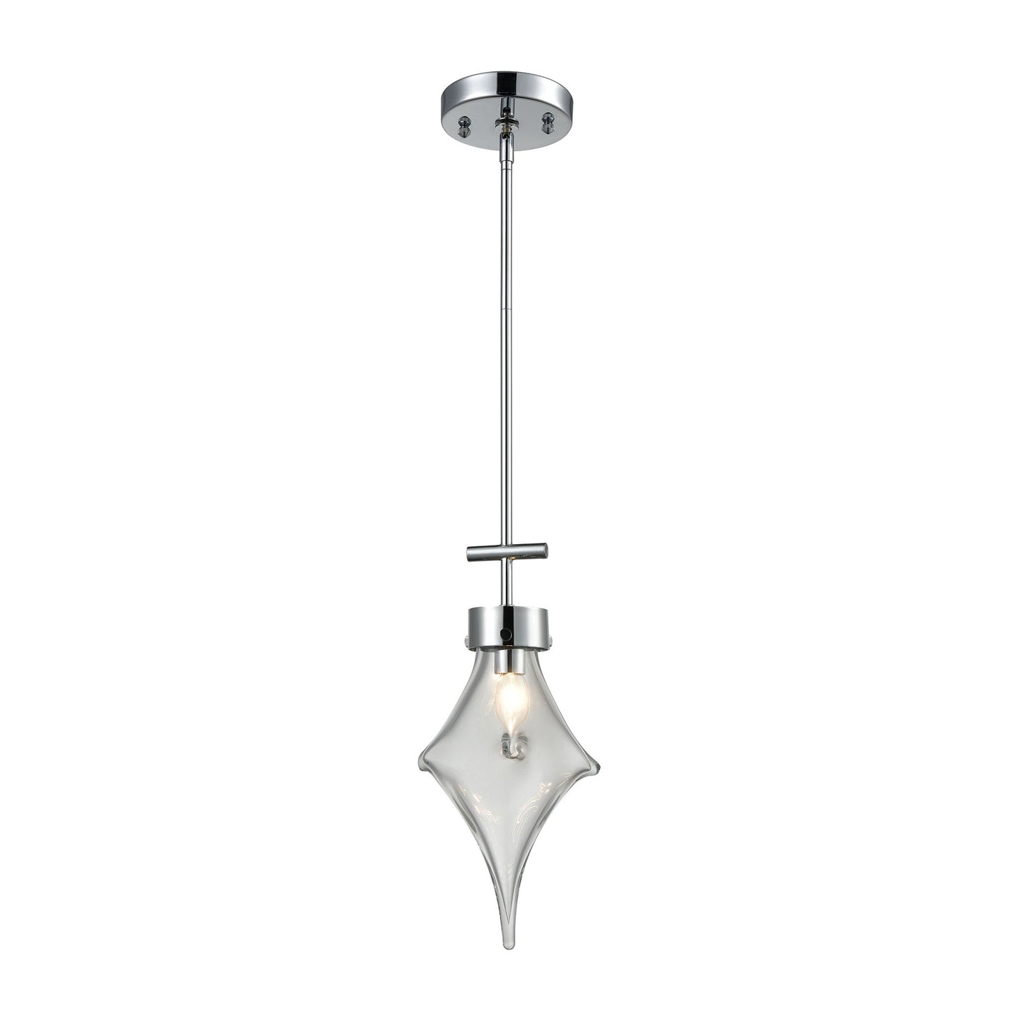 D3897 - Touche 8'' Wide 1-Light Mini Pendant