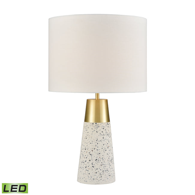 D4046-LED - King Cake 22'' High 1-Light Table Lamp - Gray - Includes LED Bulb