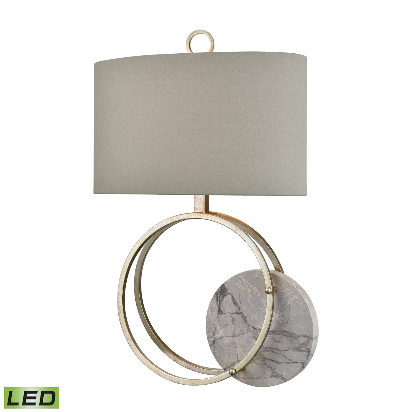 D4111-LED - Moonstruck 29'' High 1-Light Table Lamp - Silver Leaf - Includes LED Bulb