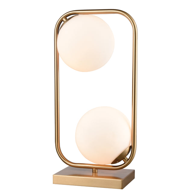 D4156 - Moondance 18'' High 2-Light Table Lamp - Aged Brass