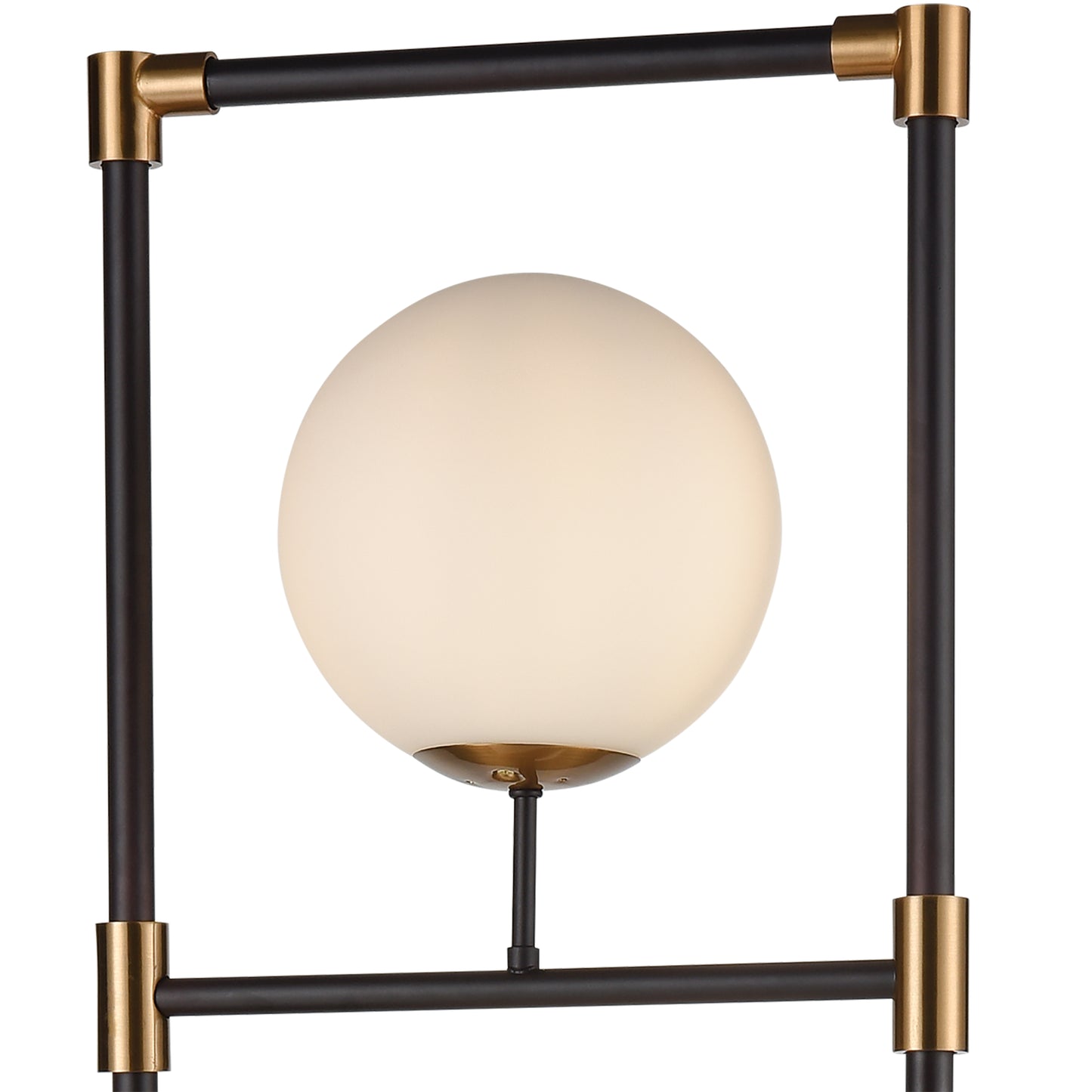 D4264 - Career Ladder 59'' High 4-Light Floor Lamp - Matte Black