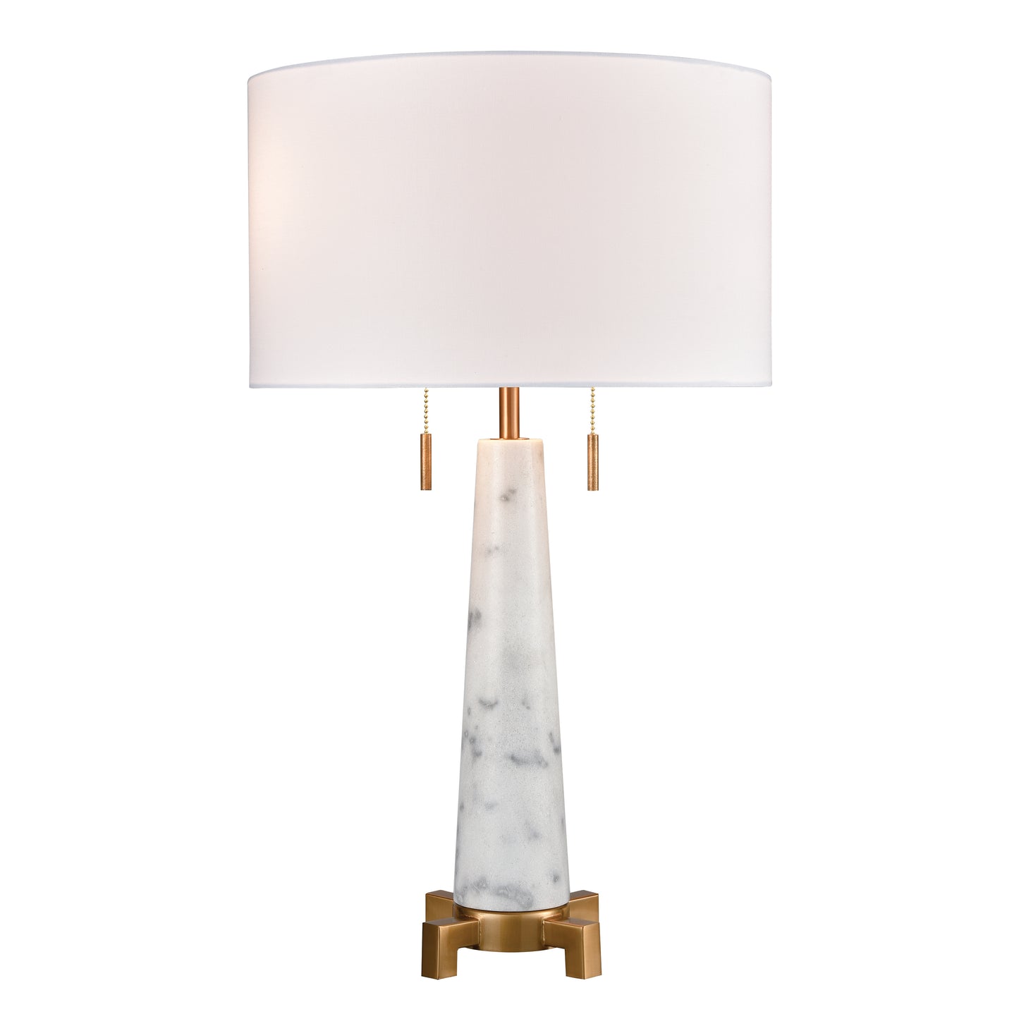 D4267 - Rocket 27'' High 2-Light Table Lamp - Aged Brass