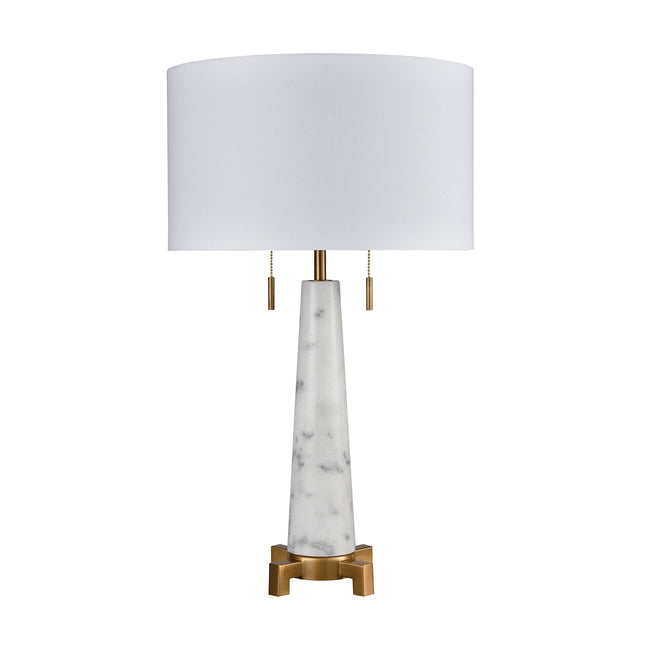 D4267 - Rocket 27'' High 2-Light Table Lamp - Aged Brass