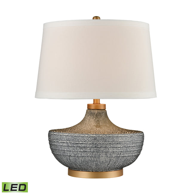 D4304-LED - Damascus 23.5'' High 1-Light Table Lamp - Blue - Includes LED Bulb